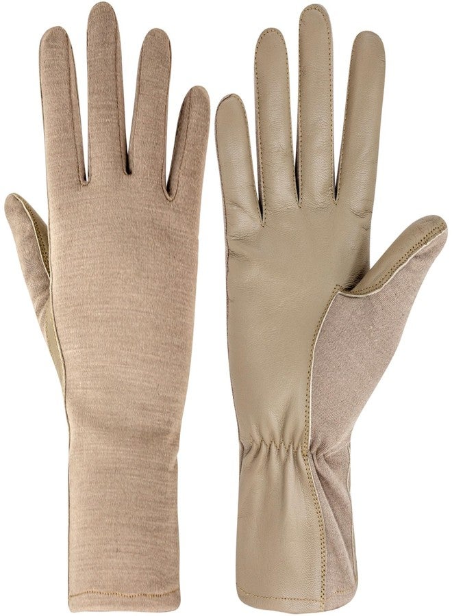ONETAC قفازات طيارين مقاومة للحريق من ONETAC OUTDOOR Nomex، متوفرة باللون الأسود والأخضر والبني الفاتح، مقاس كبير جدًا. - Image 5