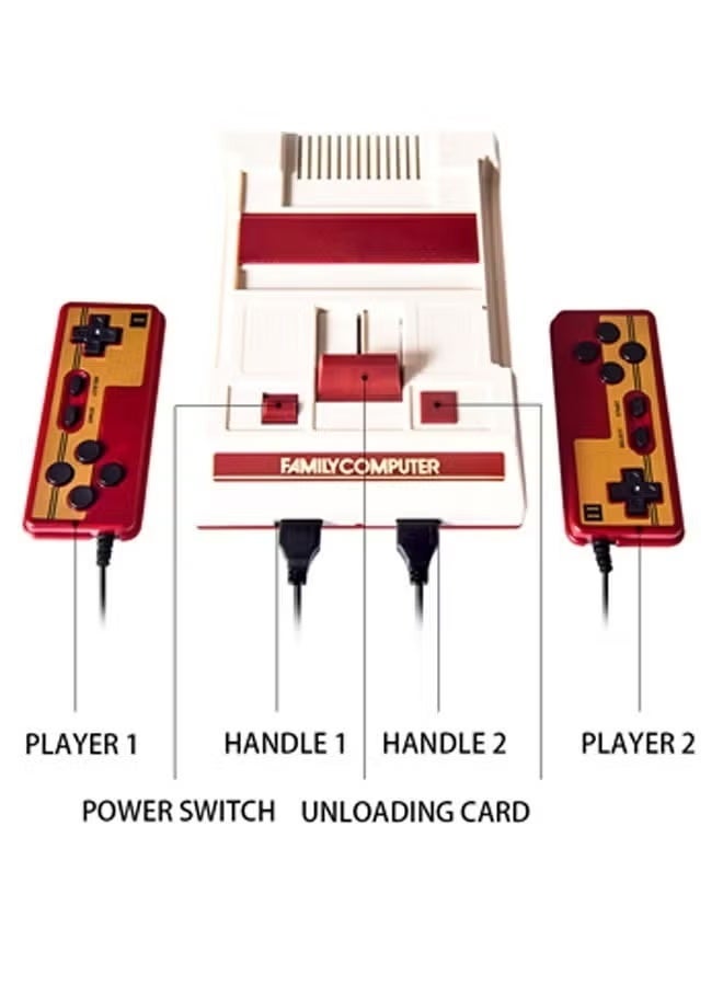 Family Computer FC Compact Video Game Console, Classic Mini Family Computer System Console, Mini Family Computer, White and Red - Image 4