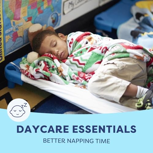 Comfyanno Cot Sheets for Daycare Standard Size - 23" x 51" - 10 Pack Bulk - Daycare Essentials - Soft & Comfortable Brushed Microfiber - Fitted Cot Cover - for Preschool Kids Nap Time - White - Image 4