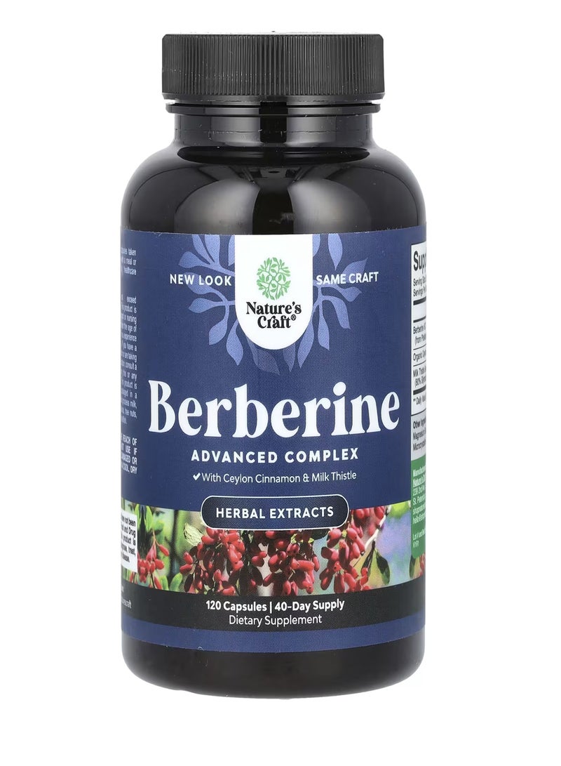 Nature's Craft Berberine, 120 Capsules