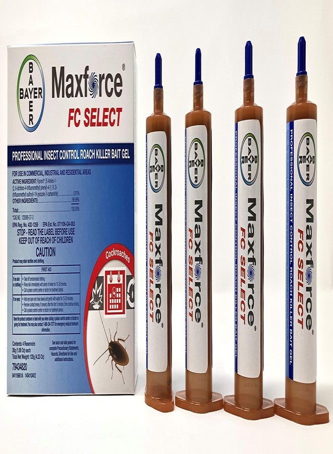 Maxforce FC Select Professional Roach Killer Bait Gel - 1 Box (4 X 30 Gr.) - Image 1