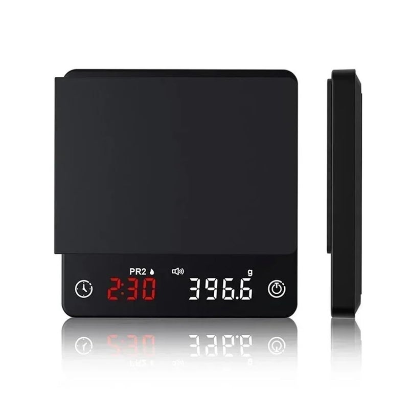 Electronic Scale, Tiny Espresso Coffee Kitchen Scale Mini Smart Timer USB 2kg/0.1g Send Pad Man Woman Gift Digital Weight,for Meal Prep, Baking and Cooking - Image 5