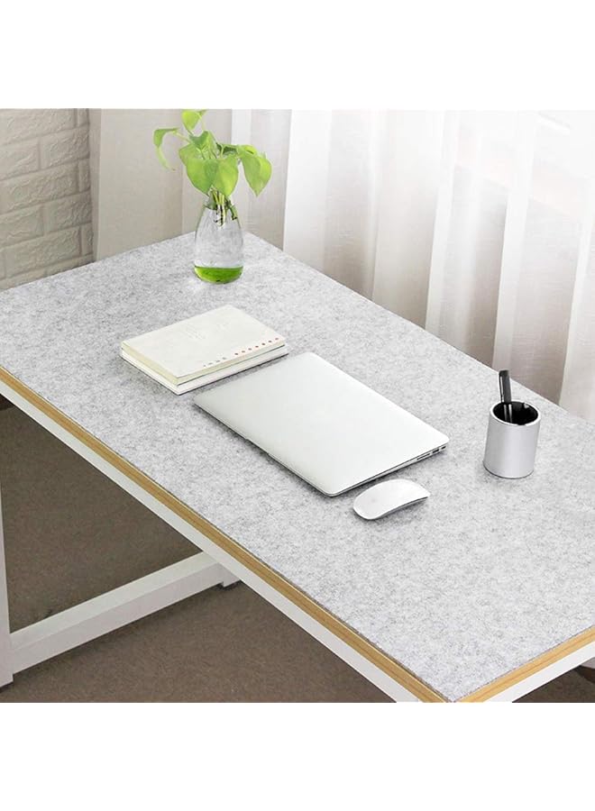 erorex Anti Static Extended Mouse Mat Felt Desk Pad Protector 3Mm Thick Anti Slip Gaming Writing Mat For Laptop Pc Keyboard Office Home - Image 2