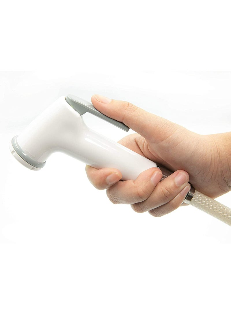 Uni flo Shattaf Head - White Handheld Bidet Sprayer for Toilet Hose - Made in UAE  - Image 5