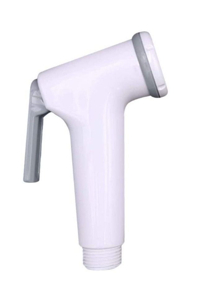 Shattaf Head - White Handheld Bidet Sprayer for Toilet Hose - Made in UAE 