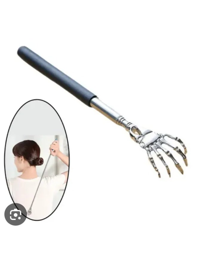 Adjustable Stainless Steel Telescopic Claw Back Scratching, Ergonomic Handle, Portable Massage and Scratching Artifact - Image 1