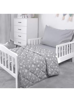 Moonsea Baby Boy Blanket 2 Pack Lightweight, Ultra Soft Blanket Kids Toddler Comforter Quilted Warm Blanket with Lovely Star Print, Comfortable Down Alternative Baby Blanket, 39x47 Inches  - Image 5
