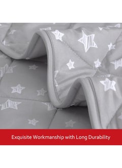 Moonsea Baby Boy Blanket 2 Pack Lightweight, Ultra Soft Blanket Kids Toddler Comforter Quilted Warm Blanket with Lovely Star Print, Comfortable Down Alternative Baby Blanket, 39x47 Inches  - Image 3