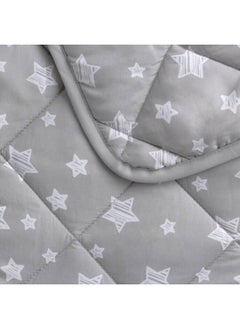 Moonsea Baby Boy Blanket 2 Pack Lightweight, Ultra Soft Blanket Kids Toddler Comforter Quilted Warm Blanket with Lovely Star Print, Comfortable Down Alternative Baby Blanket, 39x47 Inches  - Image 4