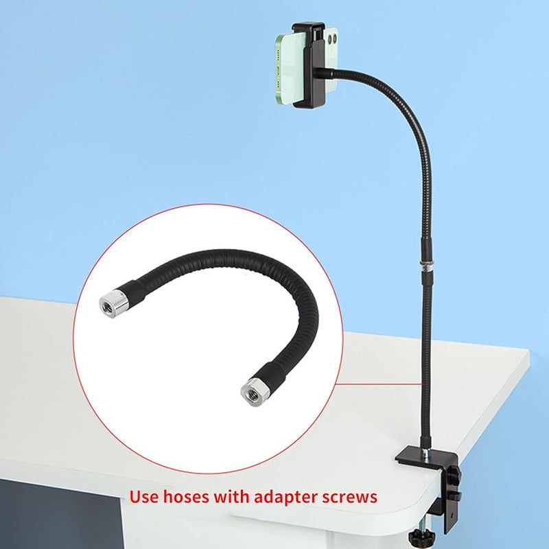 1 4 بوصة أنثى إلى أنثى أنبوب تمديد قضيب ل DSLR كاميرا الإضاءة عصا سيلفي مقبض - Image 5