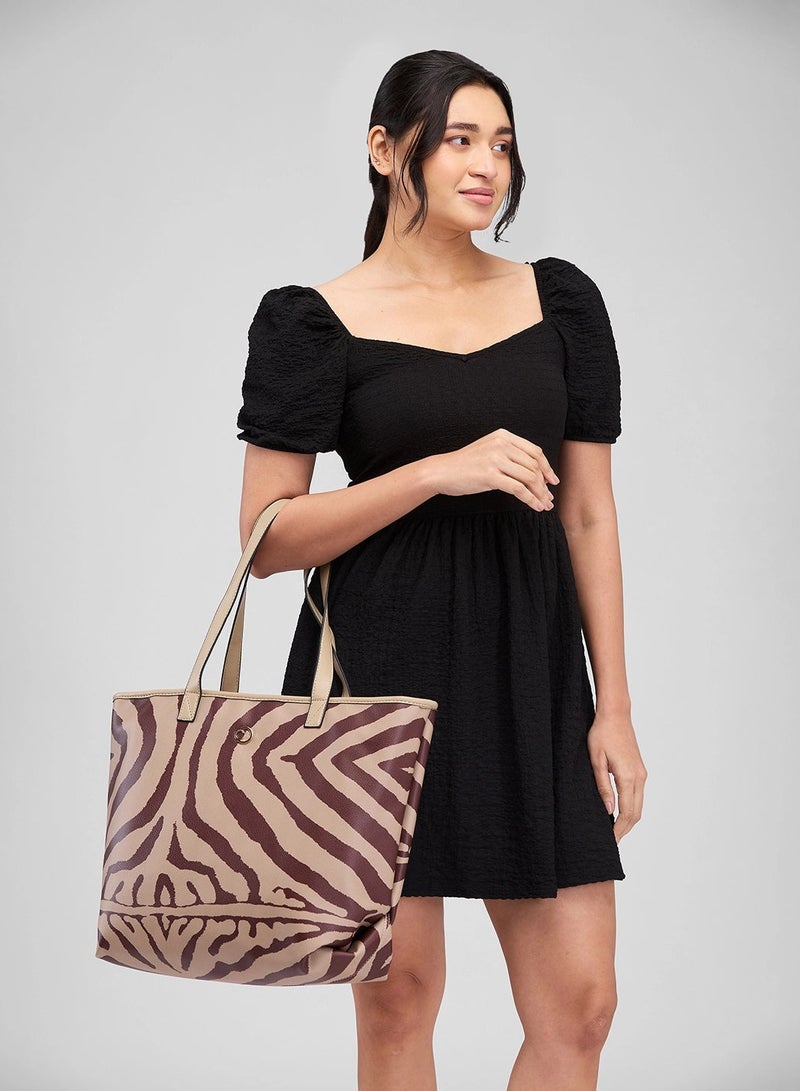 CAPRESE-ZUZU TOTE LARGE BEIGE - Image 2