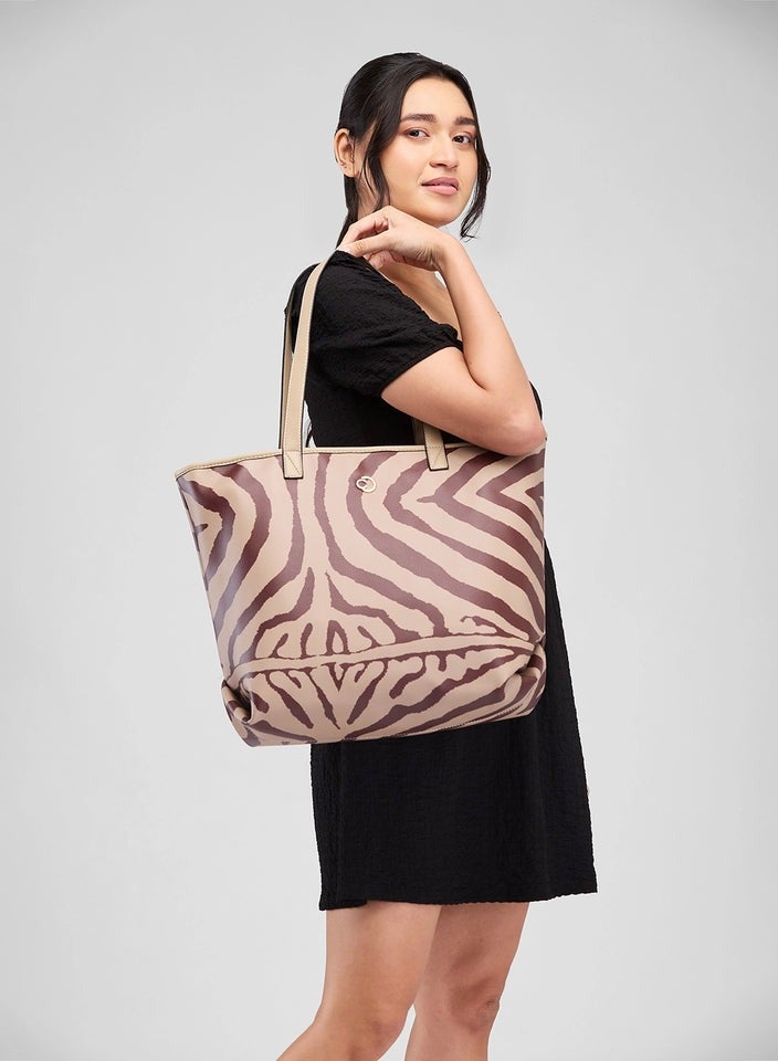 CAPRESE-ZUZU TOTE LARGE BEIGE - Image 4