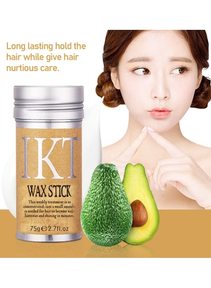 اي كي تي عصا شمع تصفيف الشعر، ثبات قوي وطويل الأمد، شمع تصفيف غير دهني للشعر المتطاير والحواف والتجعد، مناسب للاستخدام للجنسين - Image 4