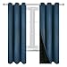 Rutterllow 100% Blackout Curtains 2 Panels - Thermal Insulate Double Layer with Black Liner for Bedroom, Grommet Top - Image 2