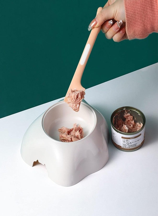 DPWOUM 1Pc Light Green Pet Supplies Pet Canned Spoon Long Handle Multifunctional Tableware Cat Food Spatula Wet Food Mixing Spoon Supplies Jar Opener Dog Scoop Scoop - Image 3
