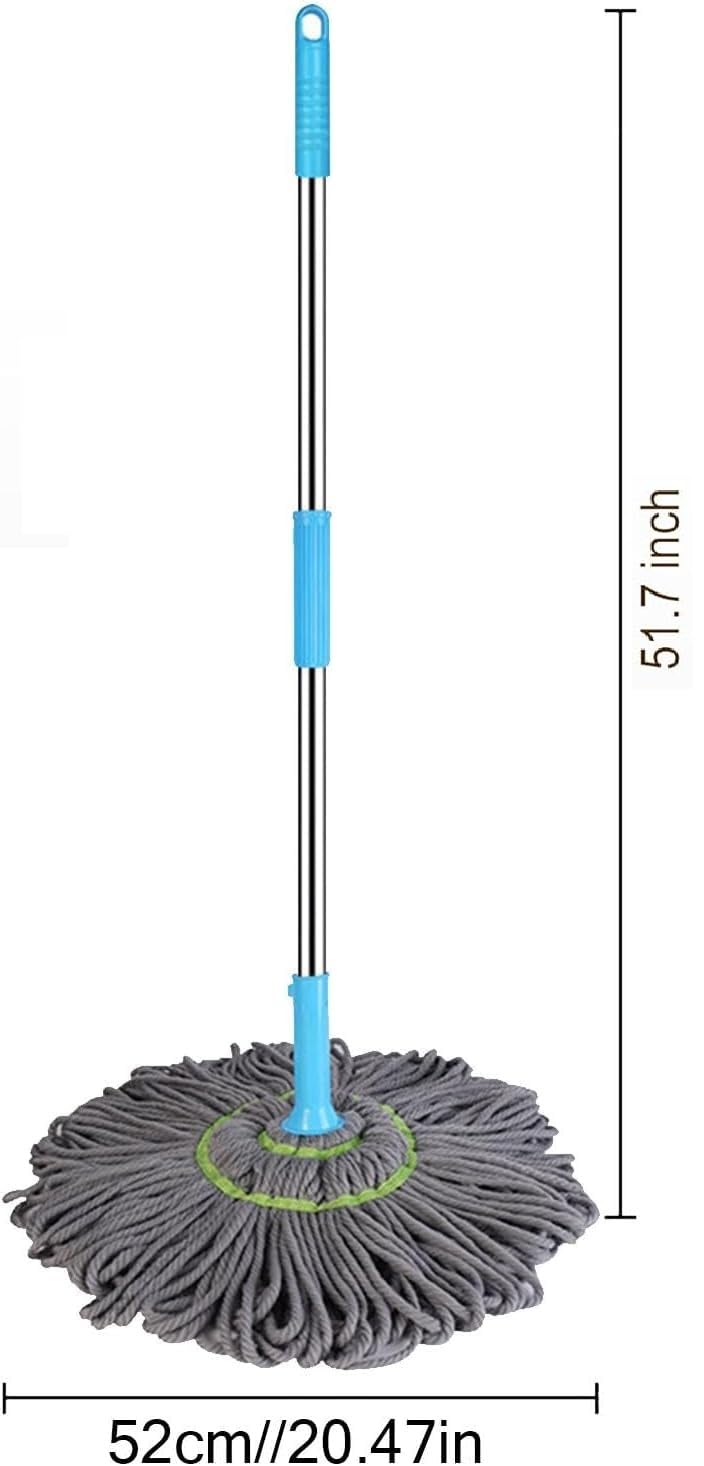 VPGS Self Wringing Twist Mop for Floor Cleaning Upgraded Wide Microfiber Mops Long Handle Wet Dry Kitchen Easy Squeeze String Mop for Wood Hardwood Tile Marble - Image 5