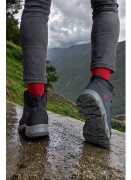 Liger Cold Proof Unisex Long Outdoor Trekking Boots Shoes NAVY BLUE  - Image 5