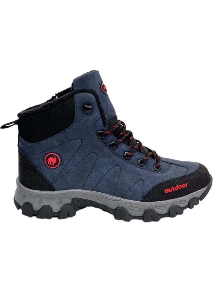 Liger Cold Proof Unisex Long Outdoor Trekking Boots Shoes NAVY BLUE