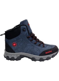 Liger Cold Proof Unisex Long Outdoor Trekking Boots Shoes NAVY BLUE  - Image 1