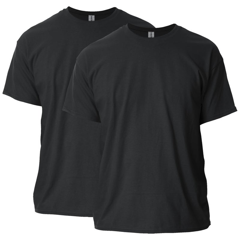 Gildan Adult Ultra Cotton T-Shirt, Style G2000, Multipack, Black (2-Pack), 4X-Large - Image 1