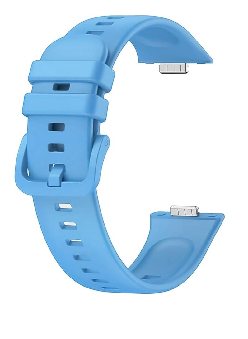 Silicone Bracelet for Huawei Watch Fit 3 Strap, Soft Silicone Sport Replacement Strap for Huawei Watch Fit 3 Band Women/Men, Adjustable Waterproof Sports Strap - Image 2