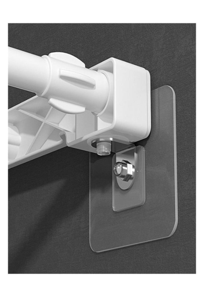 6Pcs Adhensive Layer Support Without Drilling, Traceless Partition Board Support, Fixed Support, Partition Bracket Support, Load-Bearing Support