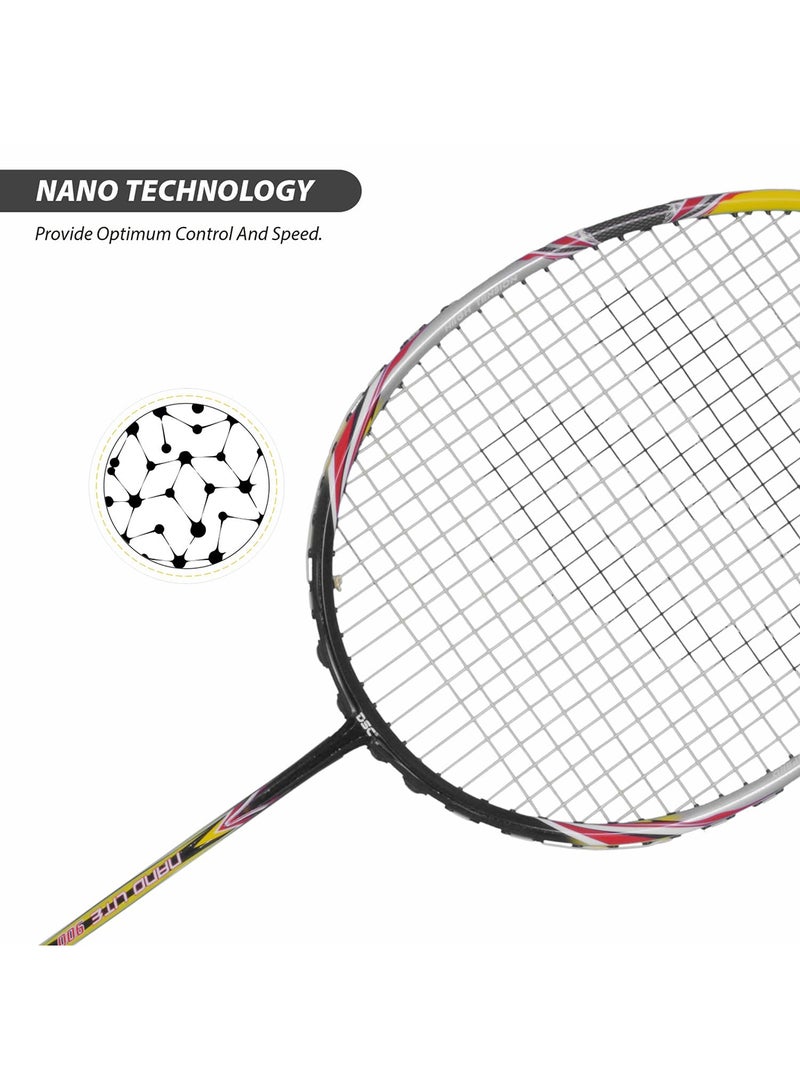 دي أس سي نانو لايت 900 مضرب كرة الريشة | مضرب التحكم الدقيق | معدات كرة الريشة الاحترافية | تقنية القبضة المتقدمة - Image 4
