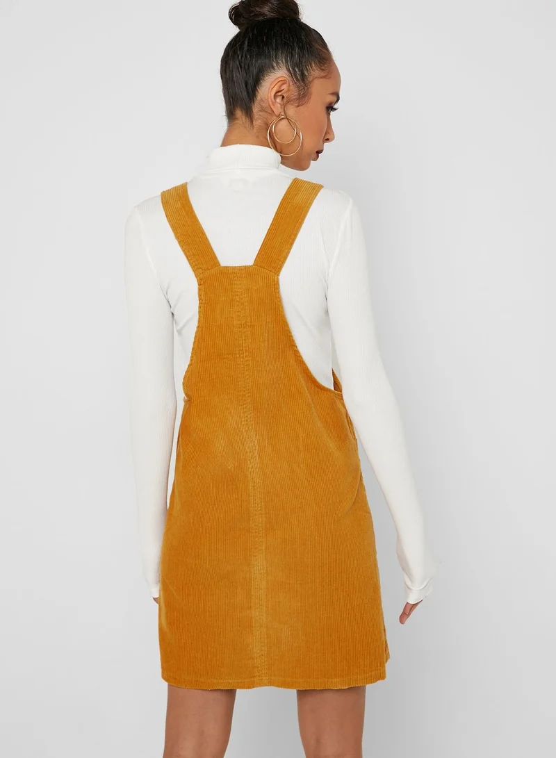 NEW LOOK Corduroy Pinafore Dress