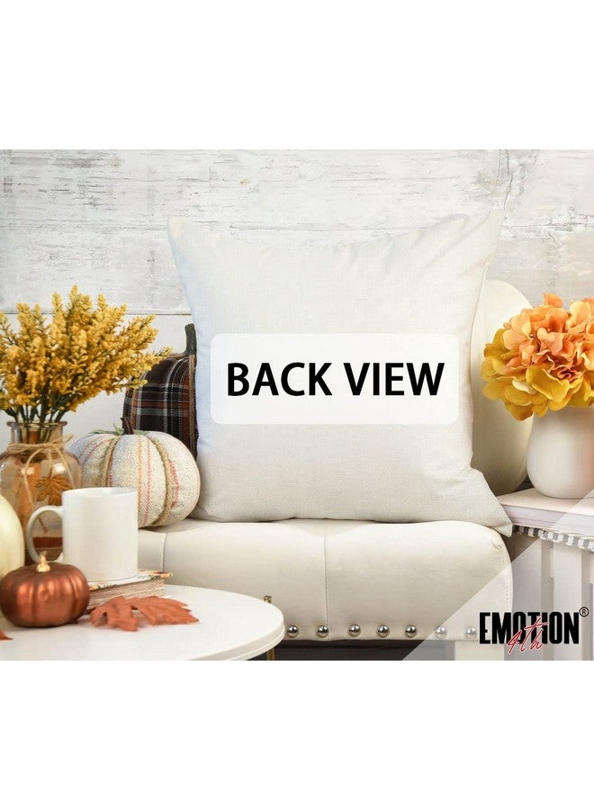 4TH Emotion 4TH Emotion Fall Decor Pillow Covers 18x18 Set of 4 Thanksgiving Buffalo Check Pumpkin Farmhouse Decorations Happy Fall Y'all Outdoor Autumn Pillows Decorative Throw Cushion Case S23F07  - Image 5