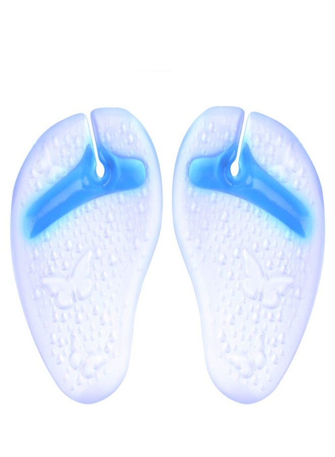 FOOTINSOLE.COM footinsole Forefoot Insoles Cooling Gel Foot Pad with Raised Ridge (2 Cushion Pads) - 1 Pair - Image 1