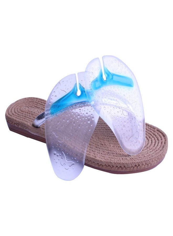 FOOTINSOLE.COM footinsole Forefoot Insoles Cooling Gel Foot Pad with Raised Ridge (2 Cushion Pads) - 1 Pair - Image 4
