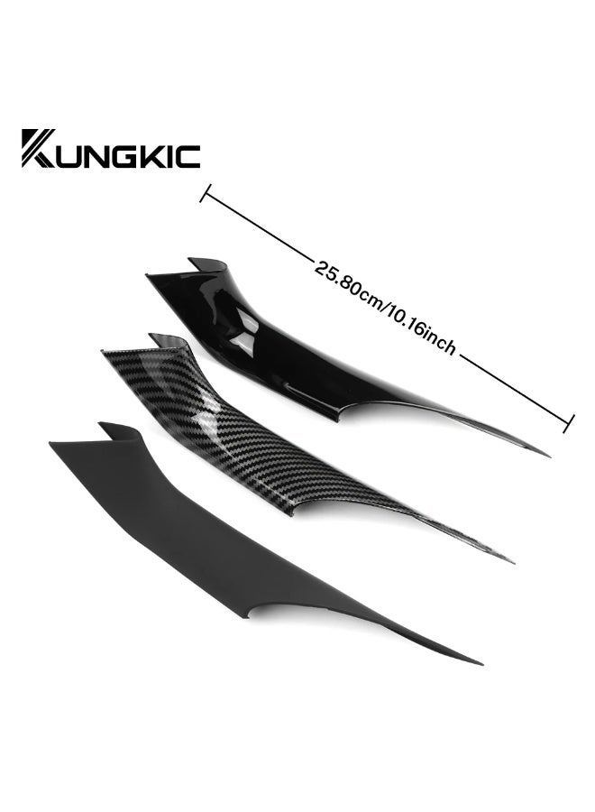 KUNGKIC For BMW 5 Series G30 2017 2018 2019 2020 2021 2022 2023 Door Handle Pull ABS Carbon Look Glossy Black Matte Inner Trim Cover - Image 5