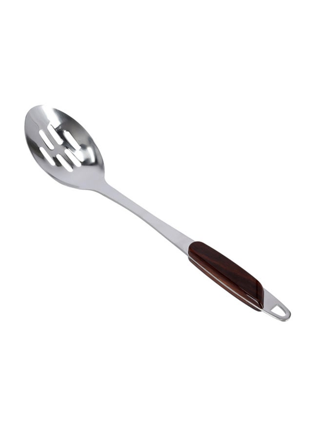 Royalford Slotted Spatula Silver/Brown - Image 2