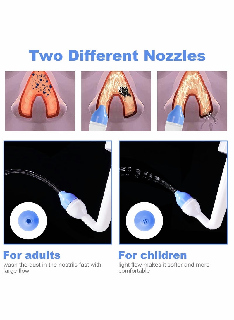 Neti Pot, Sinus Rinse Kit, Neti Pot Sinus Rinse, Neti Pot Sinus Rinse Kit with 10 Thermometer Sticker, Nasal Sinus Rinse Kit, Nasal Wash Sinus Rinse Kit for Adult Kid (300ml) - Image 3