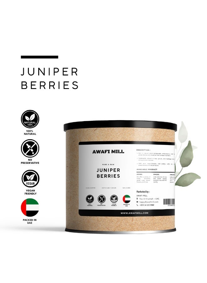 Awafi Mill Whole Juniper Berries – Natural Dried Juniper Fruit for Culinary Use, Spice Blends and Traditional Recipes - 100 g | 3.5 Oz - Image 3