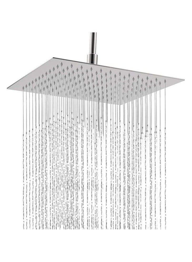 Duravel Duravel Rain Shower Head, 360 Degree Adjustable, High Pressure, Ultra Thin, Self-Cleaning Silicone Nozzle - Image 1