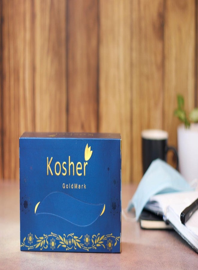 Kosher Goldmark Facial Box Tissue | 2 ply, 100 pulls each | Pack of 4 (total 400 pulls) - Image 1