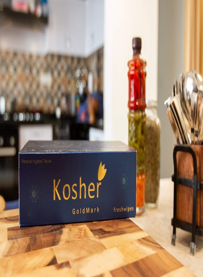 Kosher Goldmark Facial Box Tissue | 2 ply, 100 pulls each | Pack of 4 (total 400 pulls) - Image 3