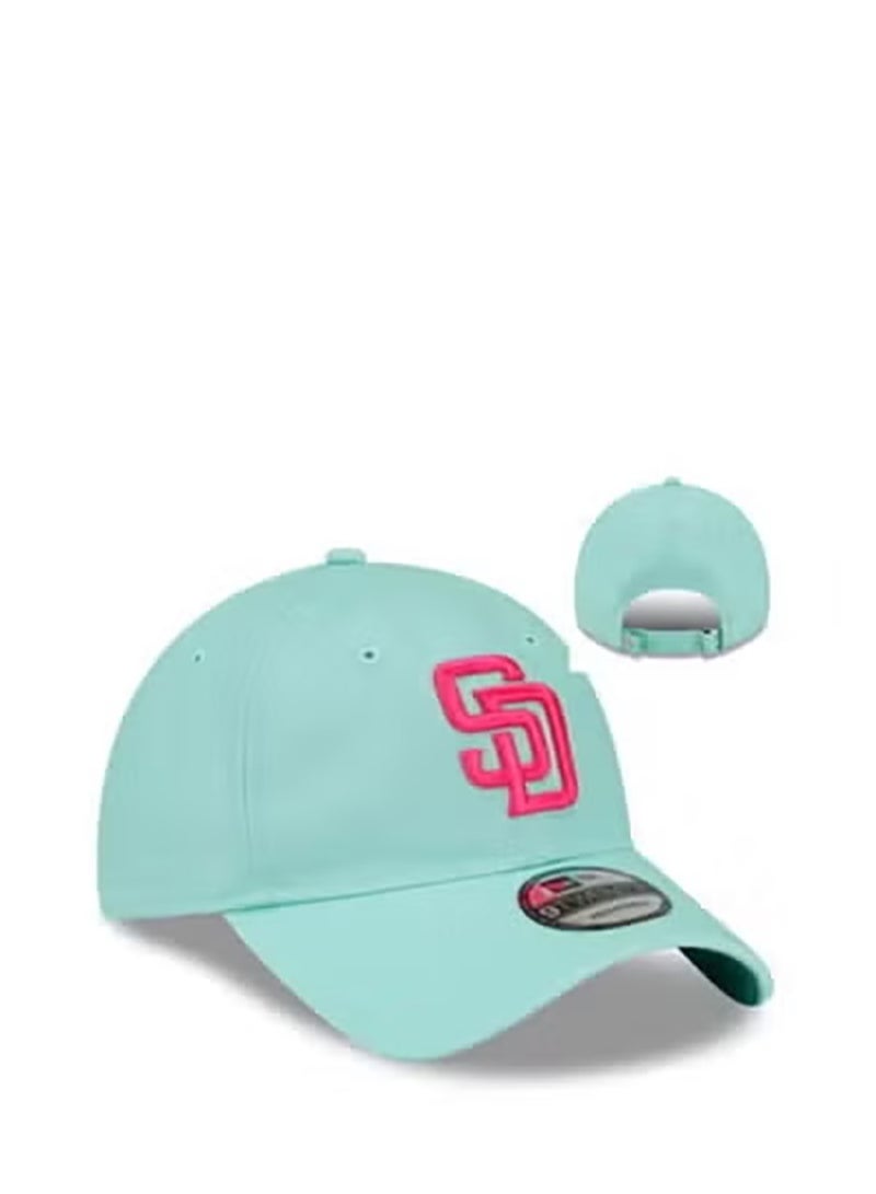NEW ERA Mint Green Flat - Brimmed Baseball Cap, Embroidered Casual Cap 