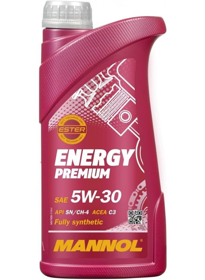 MANNOL - Germany Fully Synthetic Engine Oil With Esters 7908 Energy 5W-30 1 Litre 