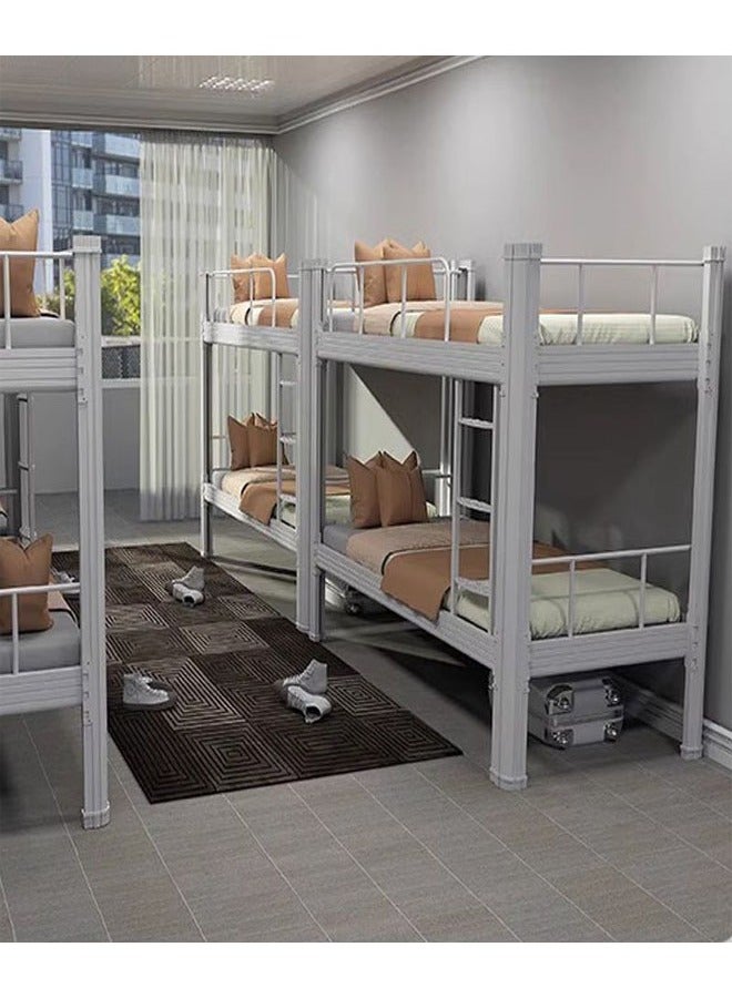 NKX Double Decker Bunker Bed Sturdy Metal Frame, Space-Saving Design - Image 2