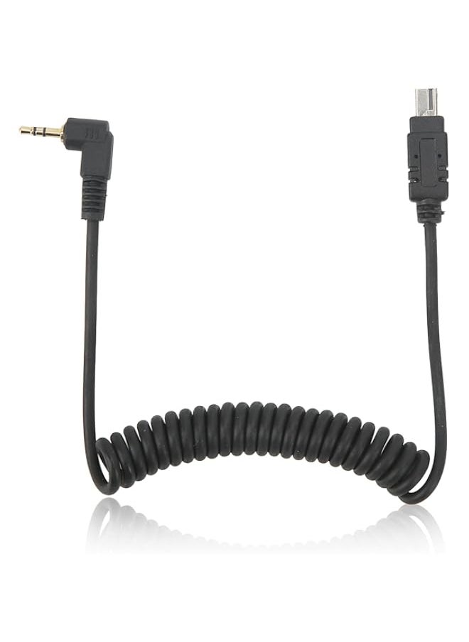Generic - MC DC2 N3 Shutter Release Cord Cable, 2.5mm N3 Replacement Spring Cord for Nikon D7200, D7000, D5100, D5000, D3200, D3100, D90, Df, D750, D610, D600 - Image 1