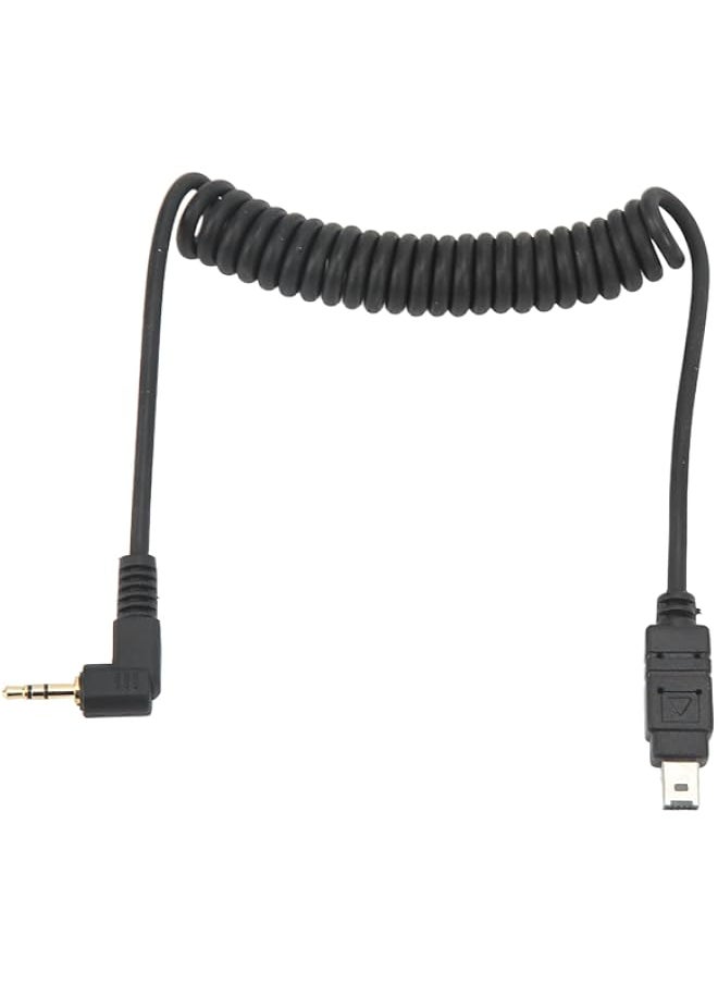 Generic - MC DC2 N3 Shutter Release Cord Cable, 2.5mm N3 Replacement Spring Cord for Nikon D7200, D7000, D5100, D5000, D3200, D3100, D90, Df, D750, D610, D600 - Image 1