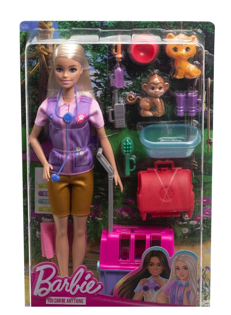 Barbie باربي دمية إنقاذ الحيوانات والتعافي - Image 4
