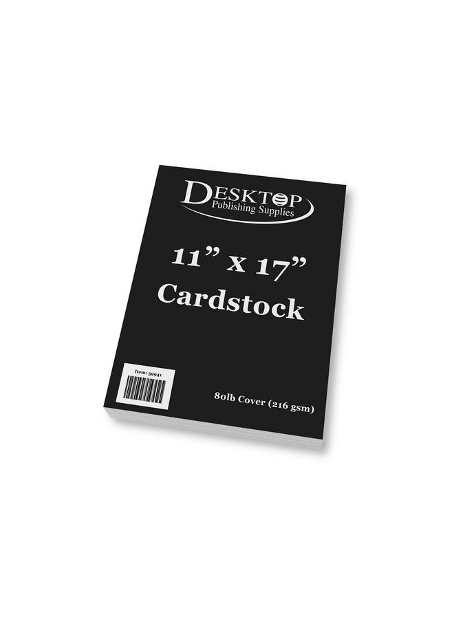 Desktop Publishing Supplies Premium Black 11X17 Cardstock Tabloid Size Thick Heavyweight 80Lb Cover 25 Sheets  - Image 2