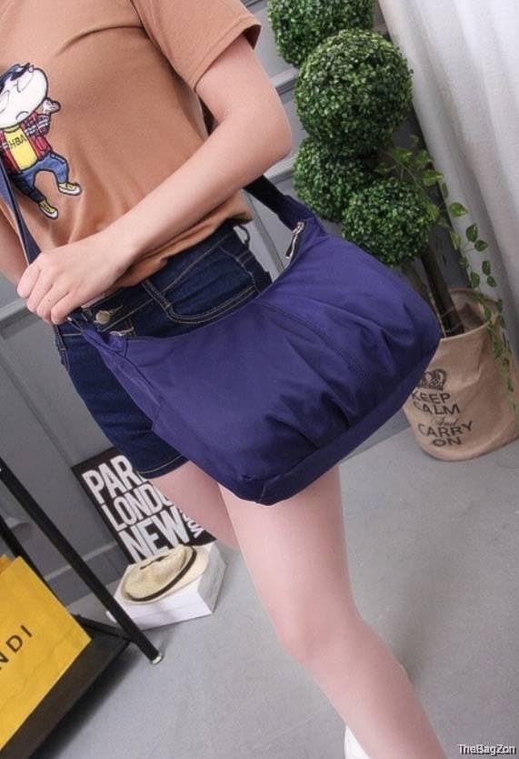 ketmart Nylon Womens Crossbody Bag Purse with Adjustable Shoulder Strap (Color-Blue) - Image 2