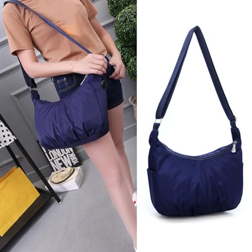 ketmart Nylon Womens Crossbody Bag Purse with Adjustable Shoulder Strap (Color-Blue) - Image 3