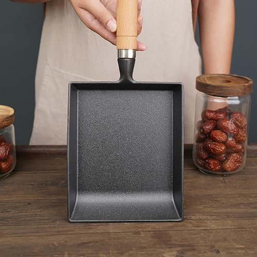Toutrop 7.5" Cast Iron Omelette Pan, Rectangle Tamagoyaki Egg Roll Pan, Square Cooking Pans for All Stoves - Image 3