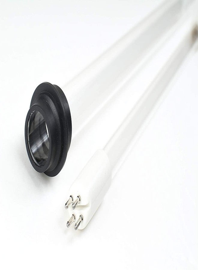 LSE Lighting مجموعة إضاءة LSE كومبو: مصباح الأشعة فوق البنفسجية 12974 وغطاء 12984 لمصابيح Danner بقوة 40 واط | طقم استبدال متوافق | مصباح UVC عالي الأداء وغطاء كوارتز | تصميم أمريكي - Image 1