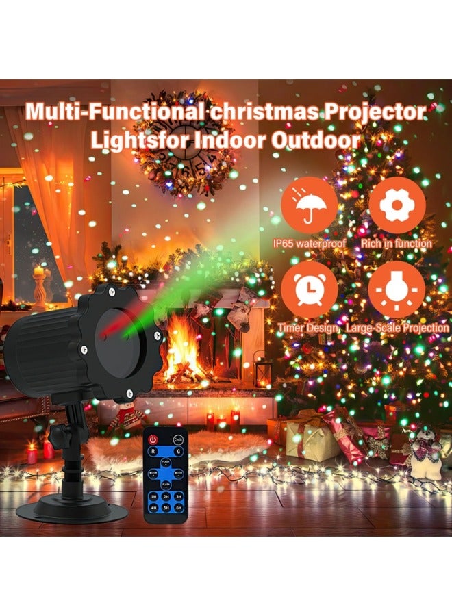 Brighter Laser  Lights Projector Outdoor, Upgraded 2 Colors Red Green Gypsophila Moving Twinkle Stars Light Show with Timer and Memory Function - Image 3